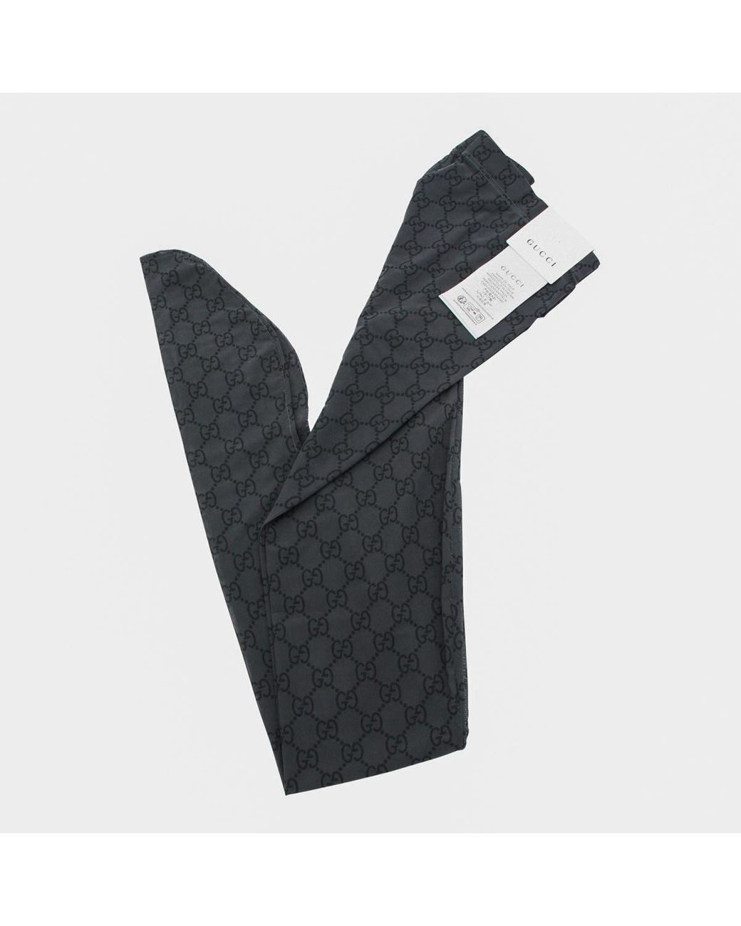 Gucci Black Printed Stretch Tights