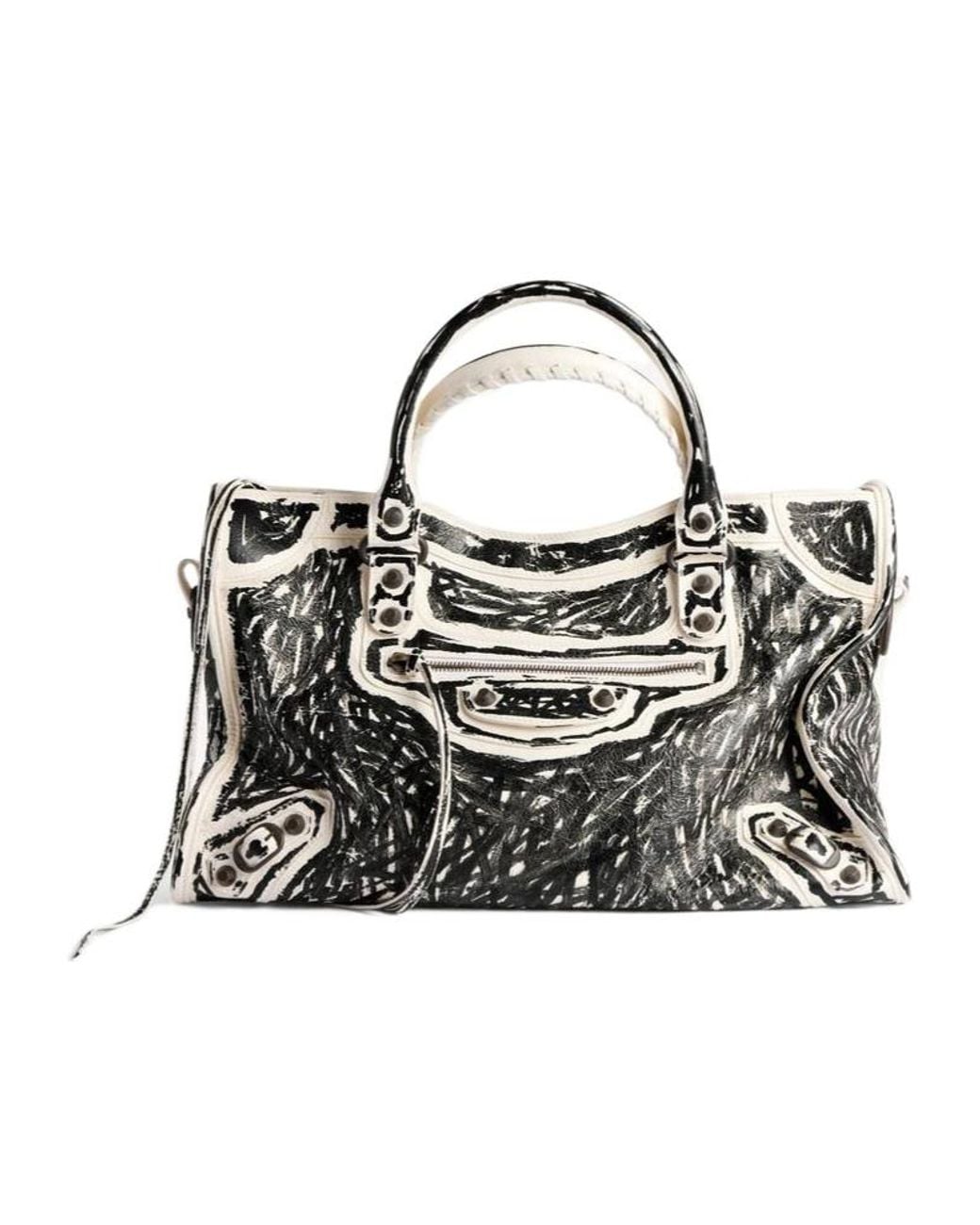 Balenciaga Black Le City Bag Medium Tote Bag