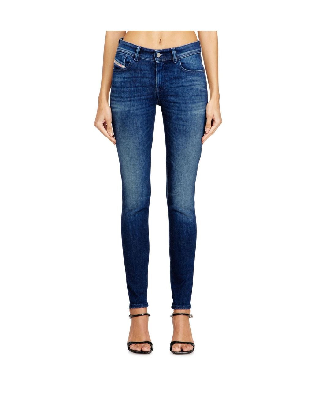 DIESEL Blue 2017 Slandy 09N12 Skinny Jeans