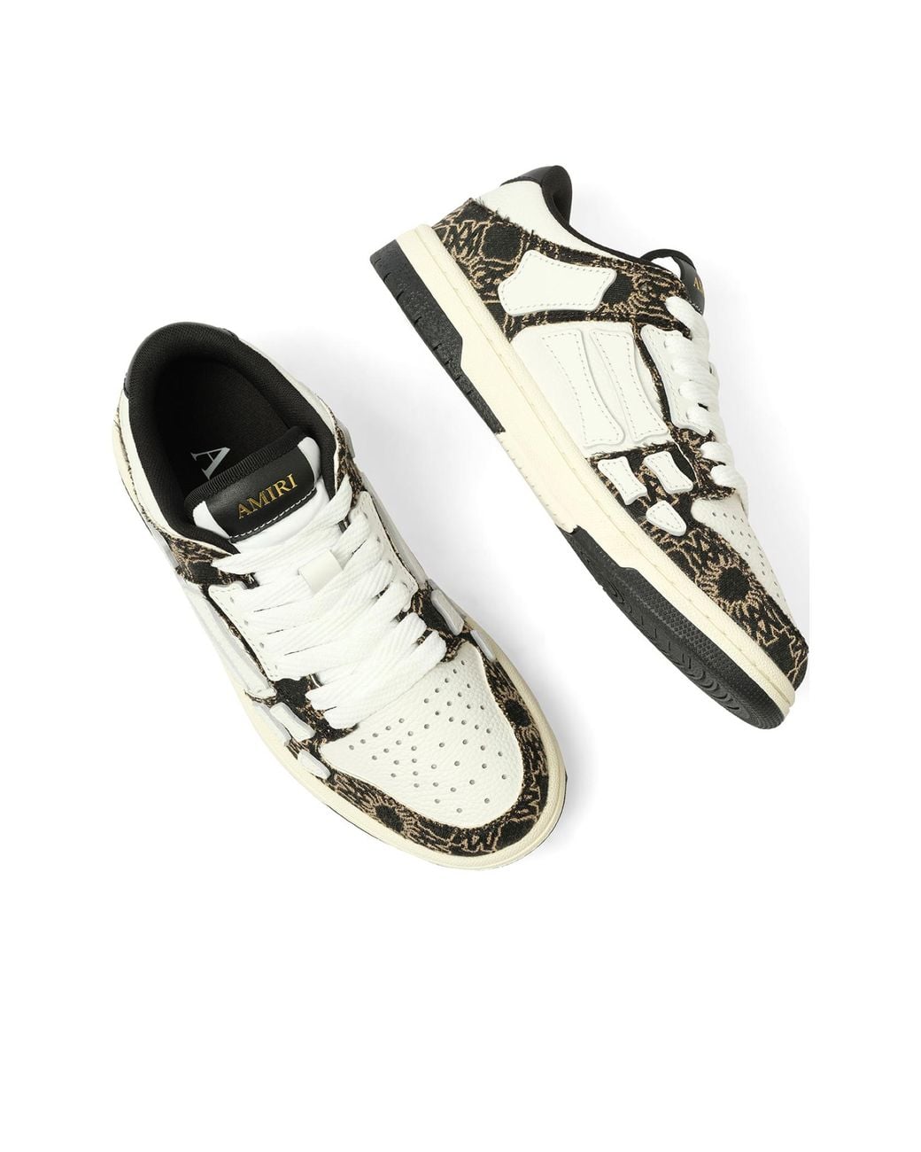 Amiri White Ma Quad Skeleton Sneakers