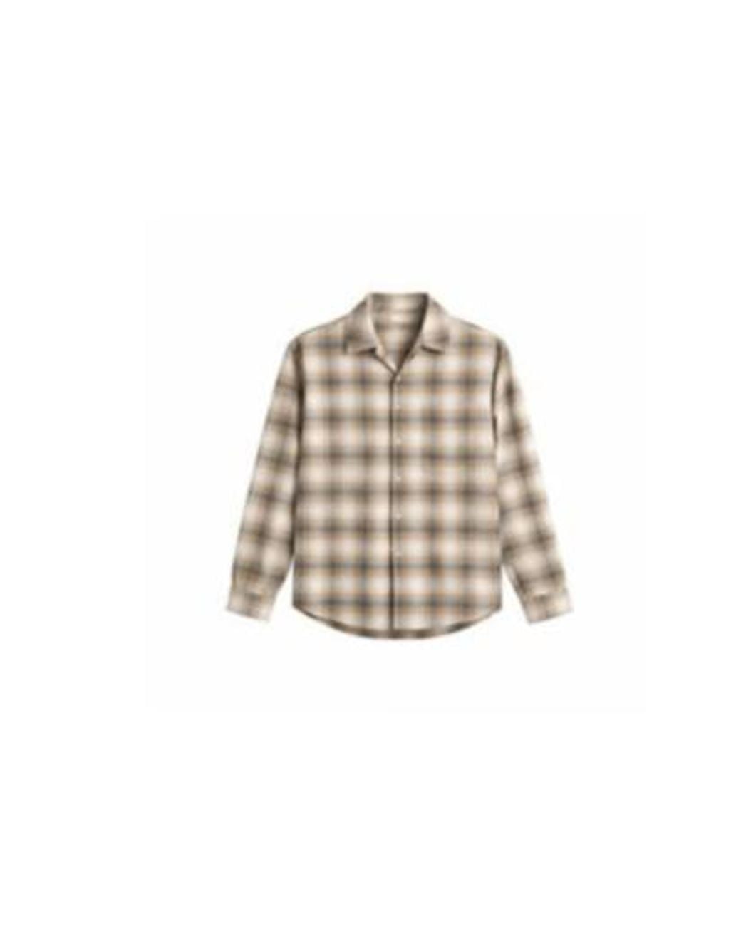 J.W. Anderson White Jw Anderson Checked Camp-Collar Shirt for men