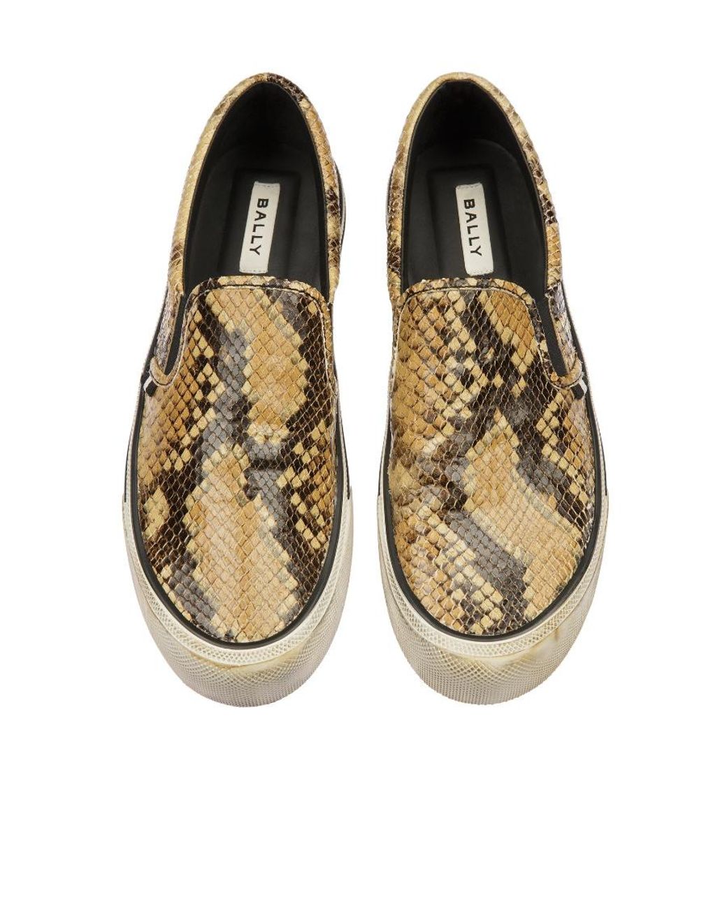 Bally Multicolor Santa Ana Python Printed Sports Shoes for men