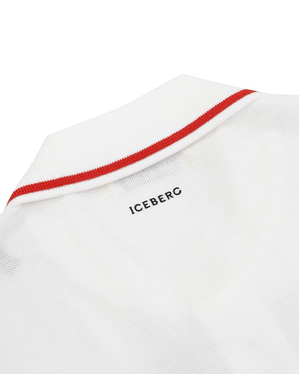 Iceberg Black Printed Pattern Polo Shirt for men