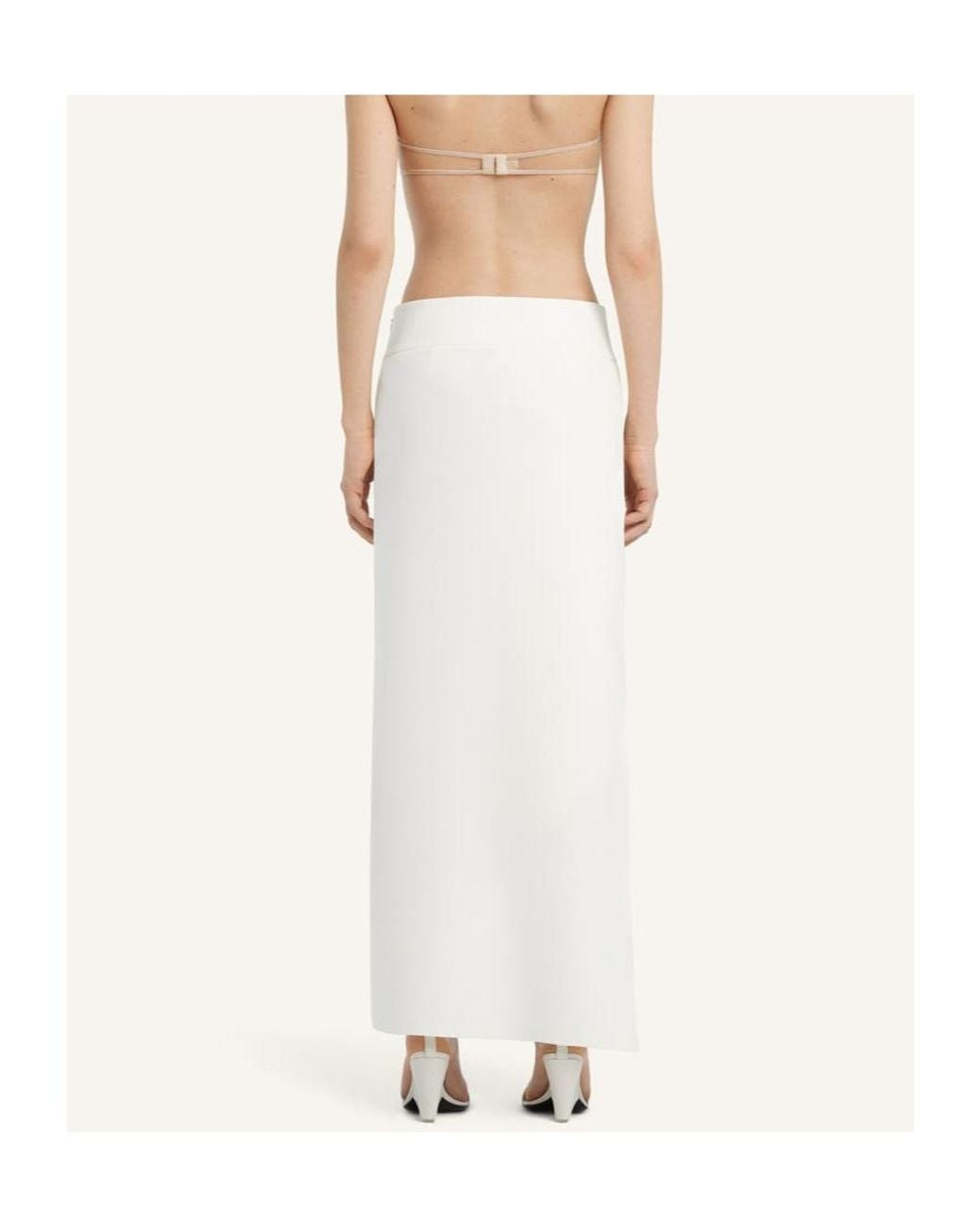 Courreges White Infinity Skirt
