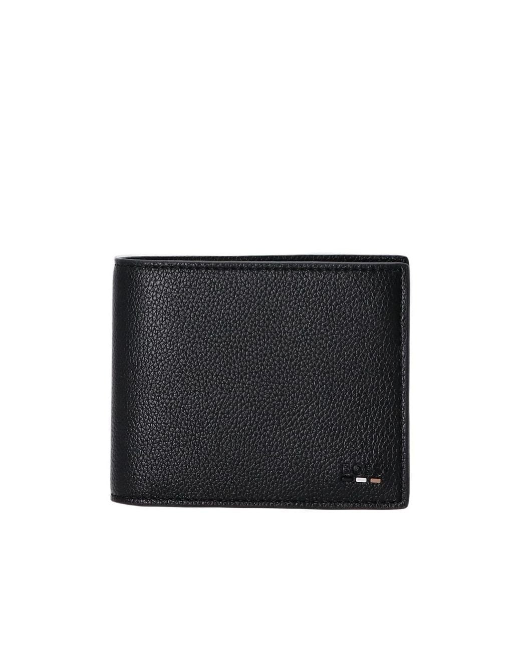 Boss Black Tri-Fold Wallet for men