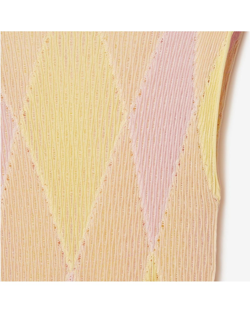 Burberry Multicolor Embroidered Cotton Blend Top