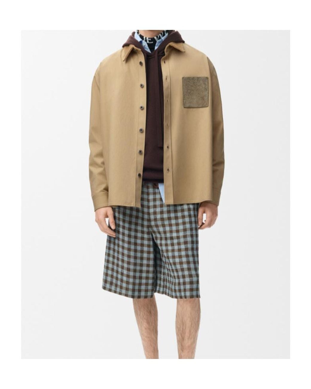 Loewe Natural Contrast Patch Jacket for men