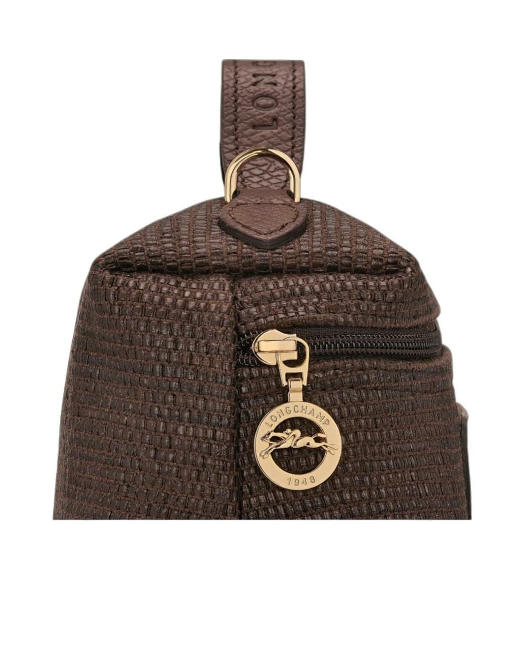 Longchamp Brown Top Handle Shoulder Bag