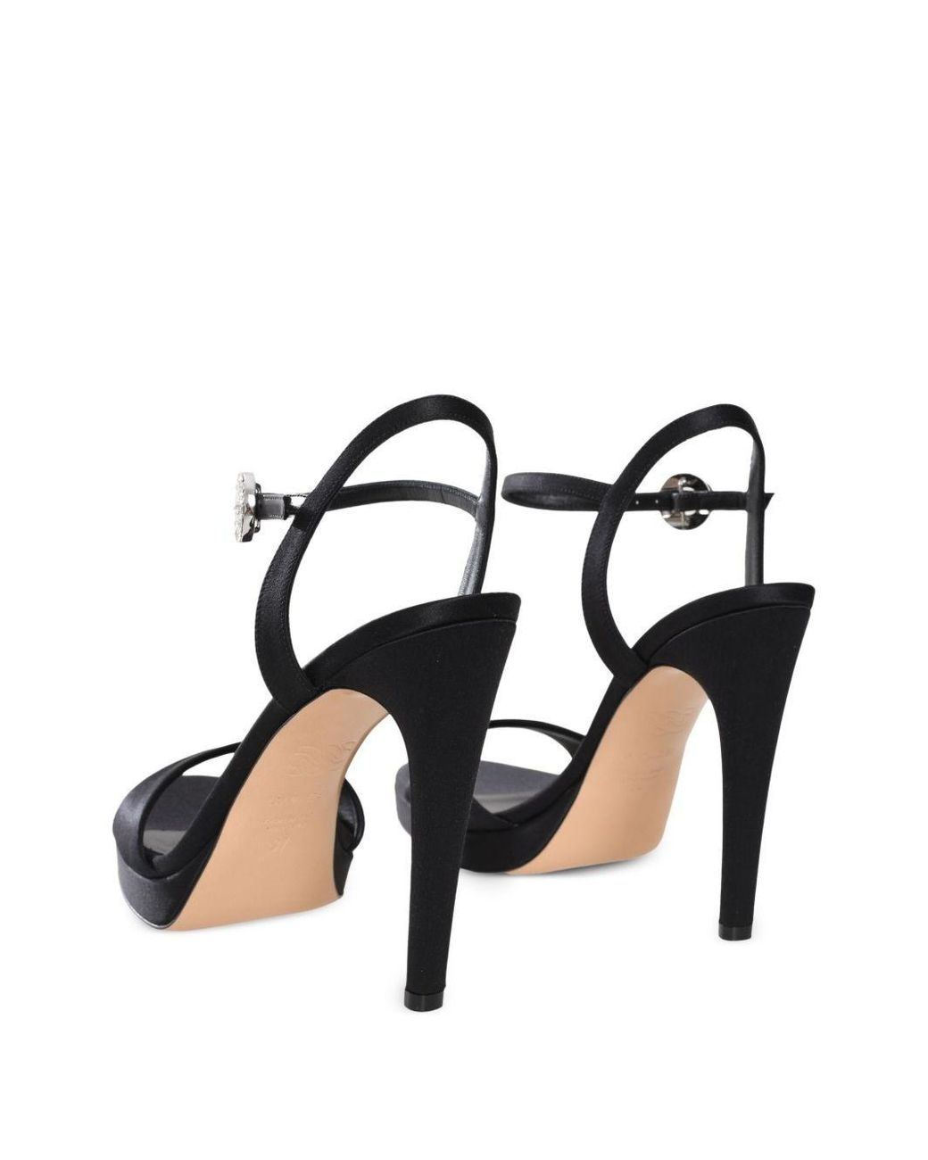 Casadei Black 100Mm Michelle Sandals
