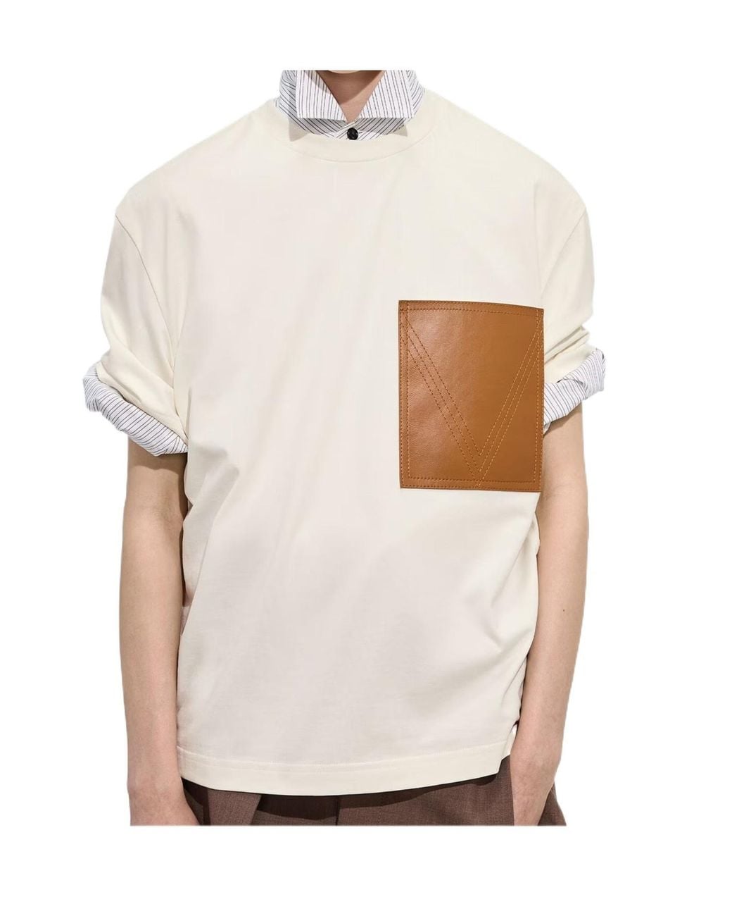 Bottega Veneta White Cotton Jersey T-Shirt
