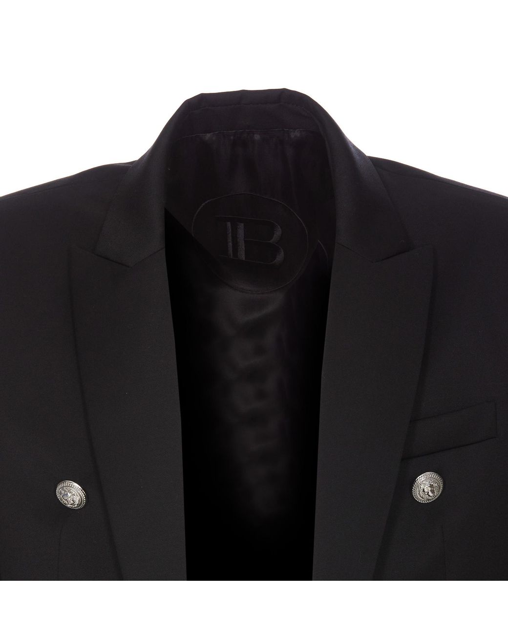 Balmain Blue Single Breasted Tailored Blazer for men