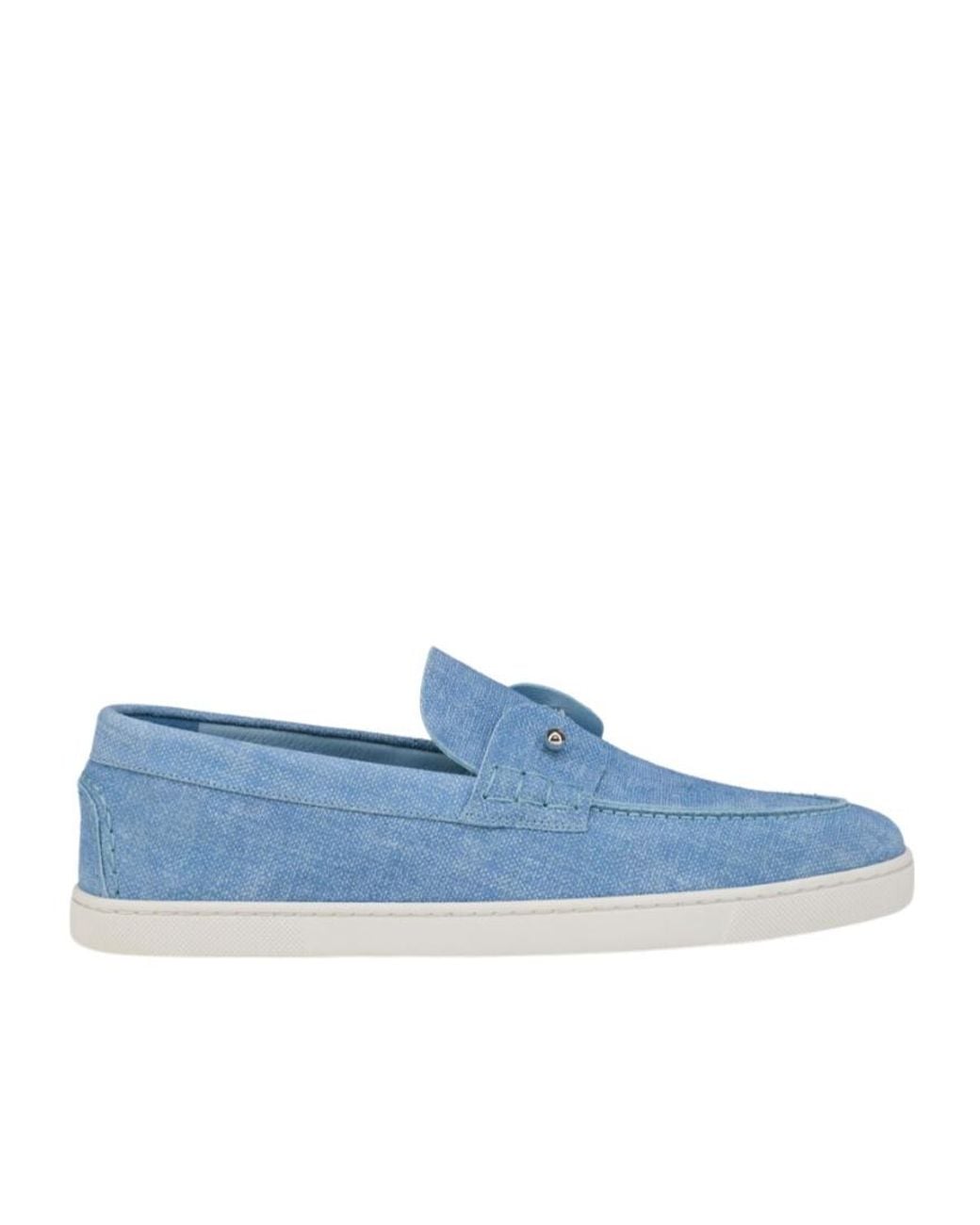 Christian Louboutin Blue Chambeliboat Boat Shoes for men