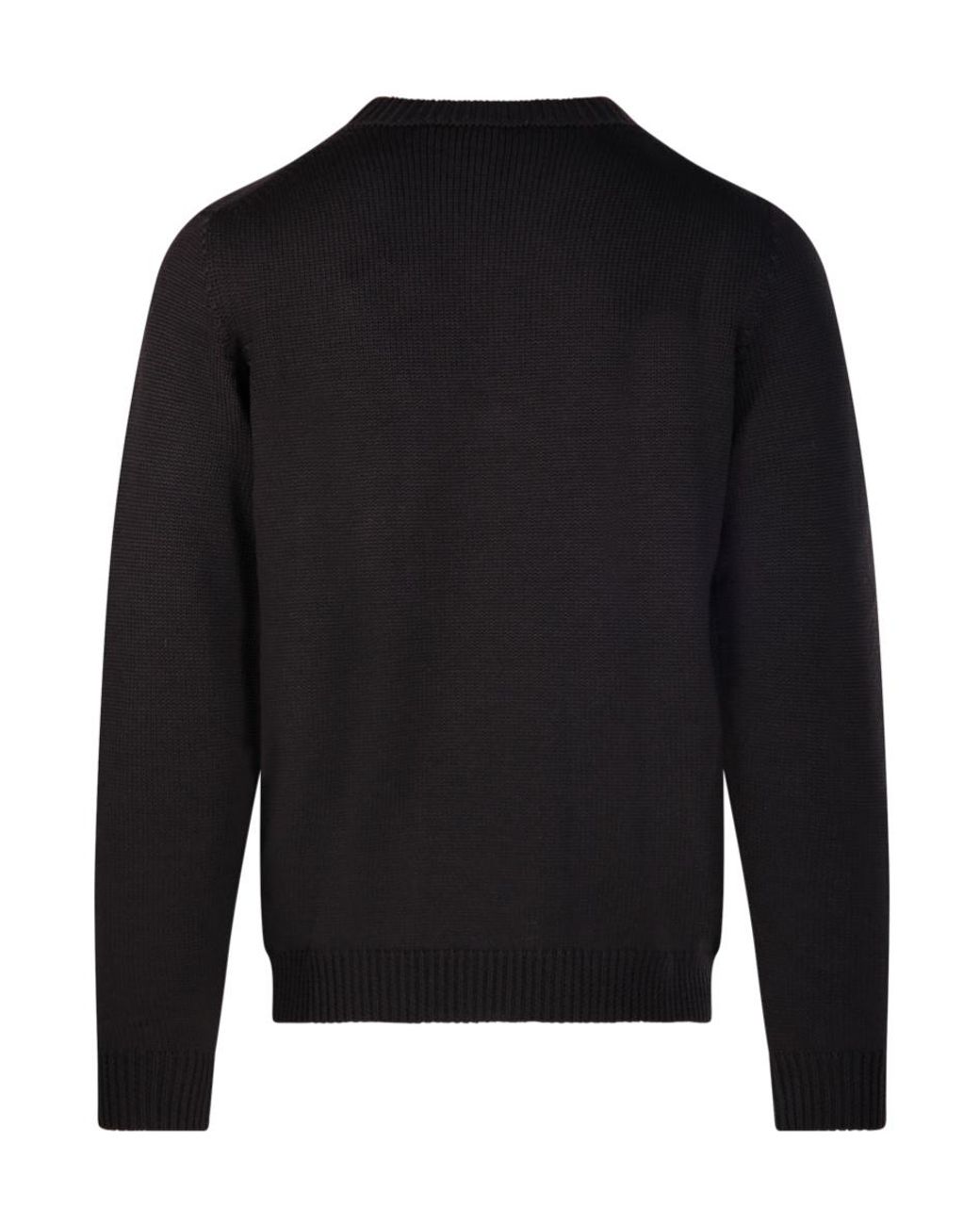 Roberto Collina Blue Crewneck Knitted Jumper for men