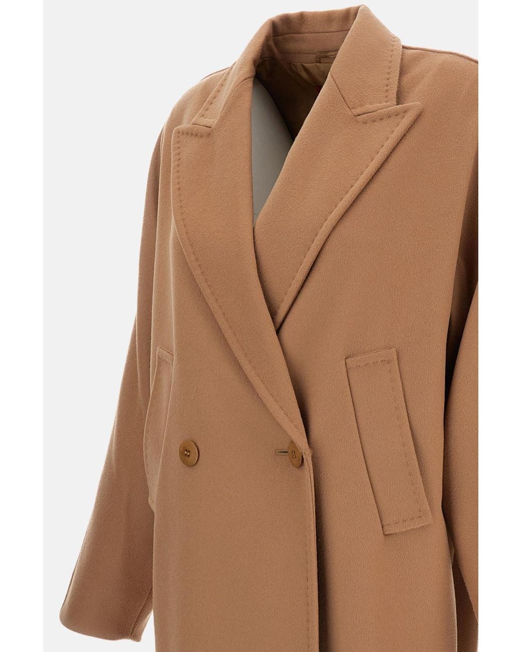 Max Mara Brown Studio Double Breasted Coat