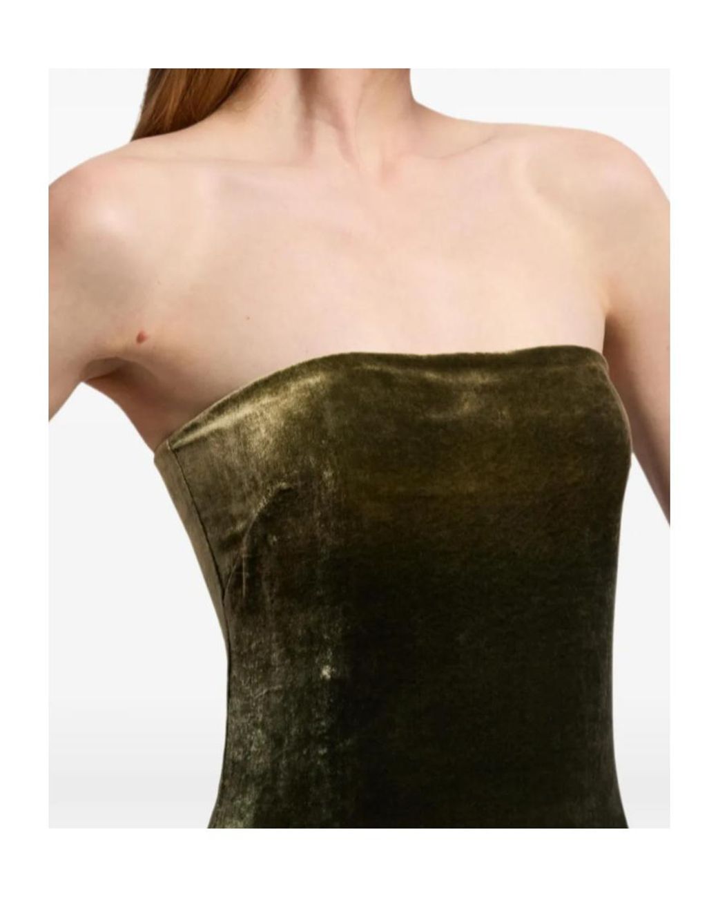 Ralph Lauren Black Farley Strapless Maxi Dress