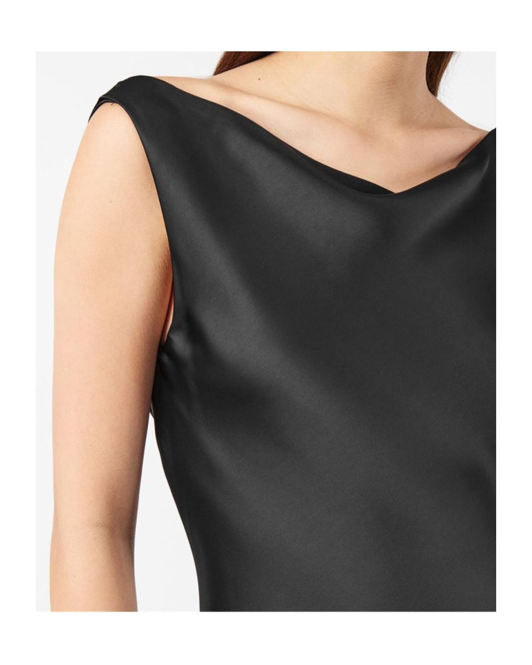 Norma Kamali Black Nk Drape Mini Dress