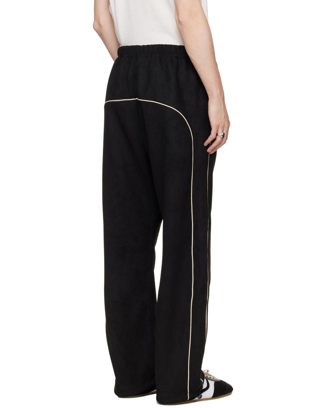 Fear Of God Black Contrast Piped Pants for men