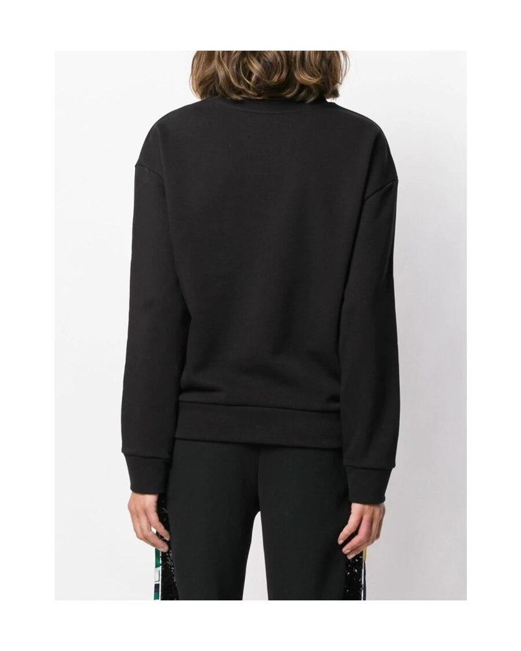 Iceberg Black Logo Embellished Sweatshirt