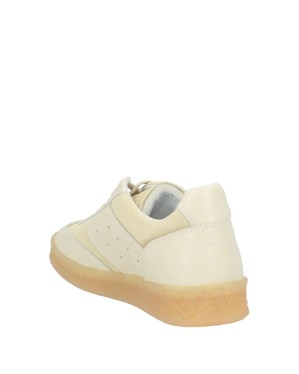 MM6 by Maison Margiela White Low-Top Trainers