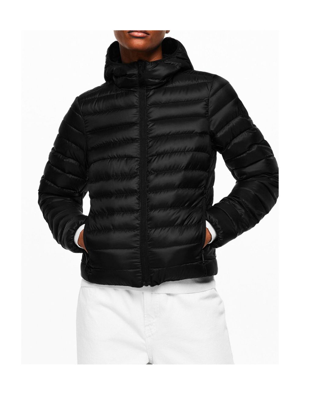 Canada Goose Black Aethera Short Puffer Jacket