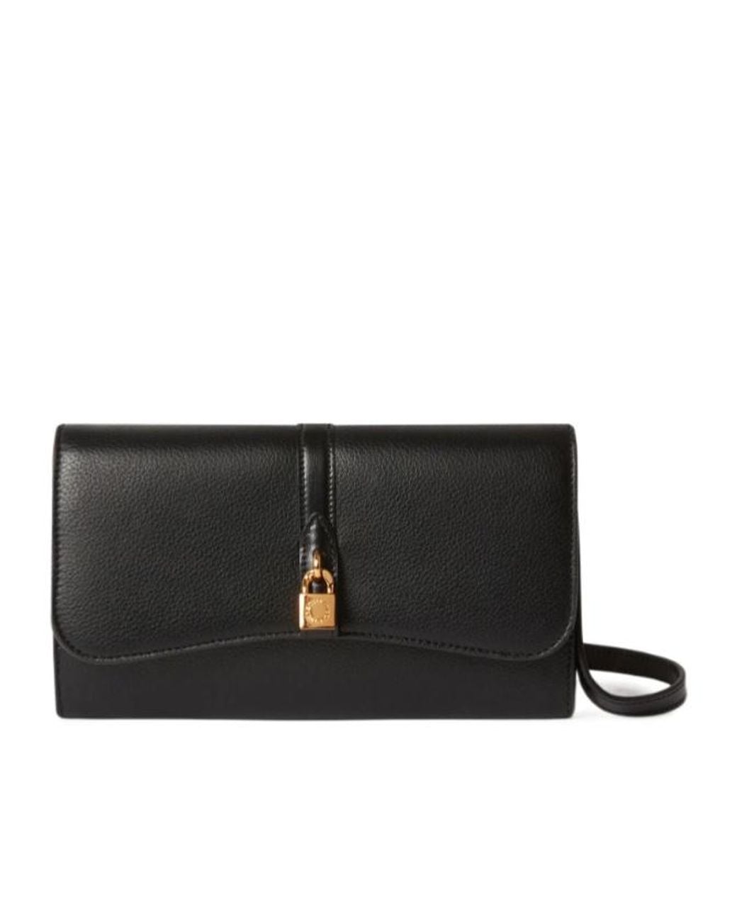 Stella McCartney Black Ryder Flap Crossbody Bag