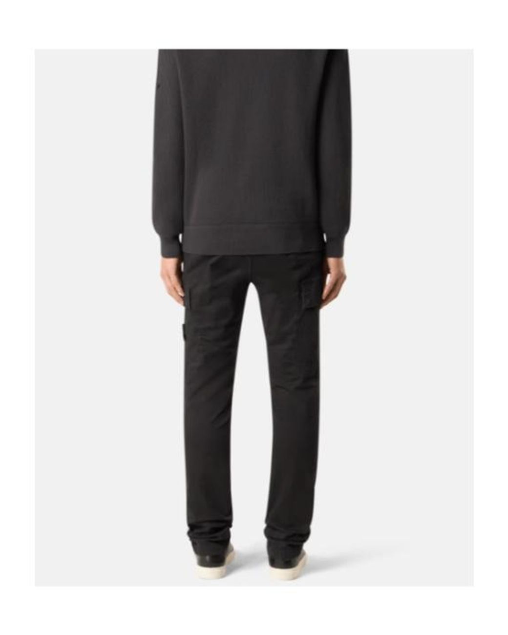 Stone Island Blue Skinny-Fit Cargo Chino Pants With Asymmetrical Seams for men