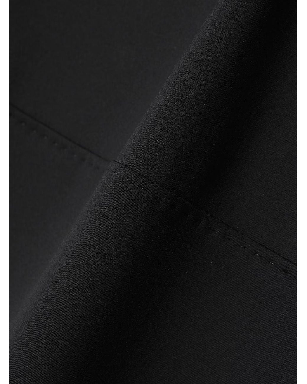 Max Mara Black Fatto Paneled Stretch-Jersey Midi Dress