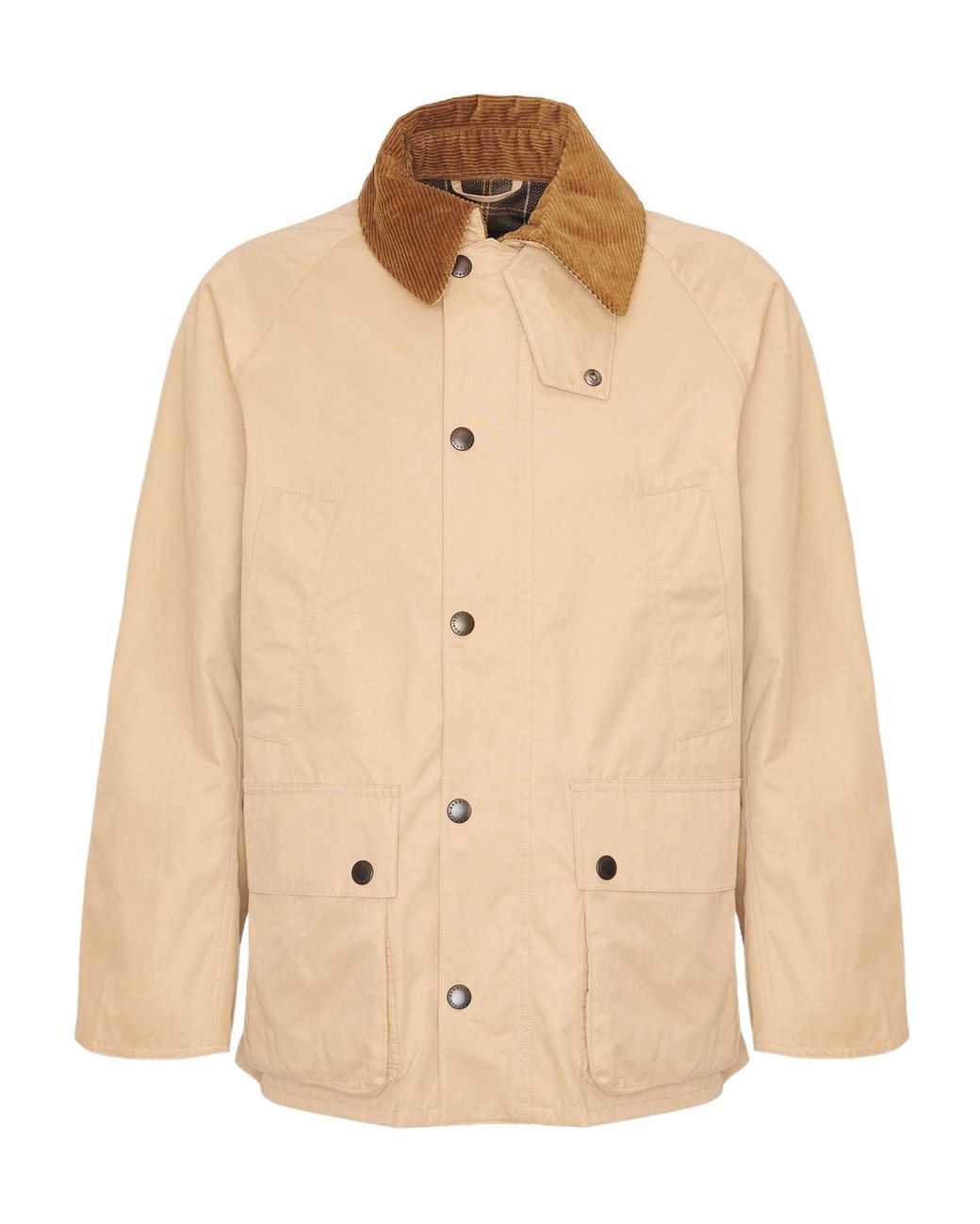 Barbour Green Corduroy Collar Jacket for men