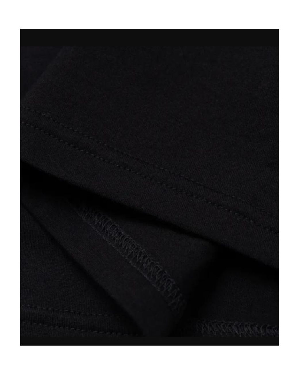 Burberry Black Check Trim Cotton T-Shirt for men
