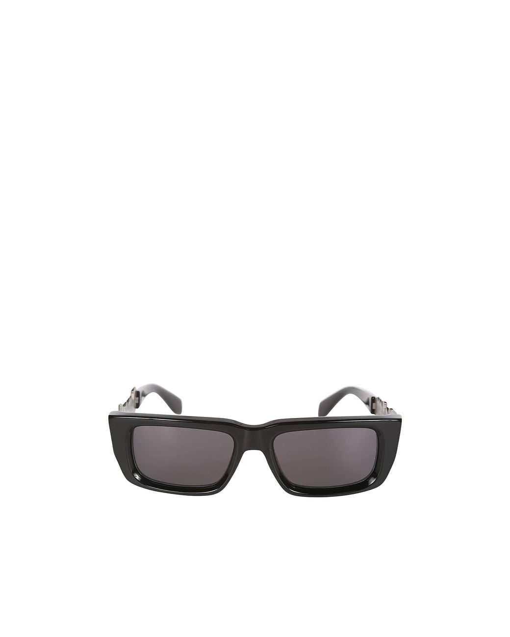 Palm Angels White Eyewear Milford Rectangular Frame Sunglasses for men