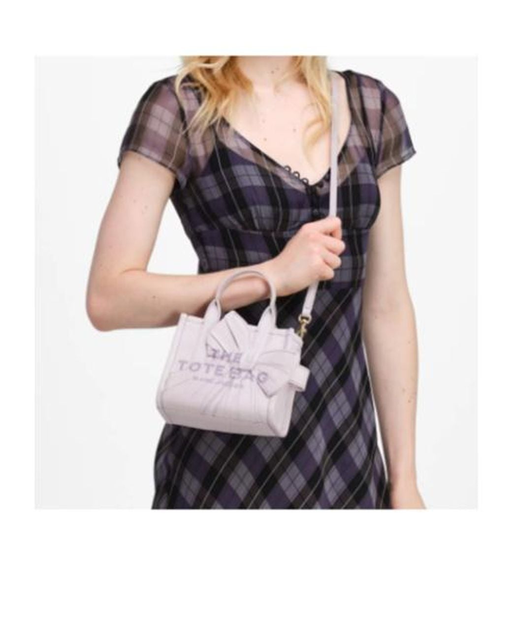 Marc Jacobs Pink Oversized Bow Crossbody Bag