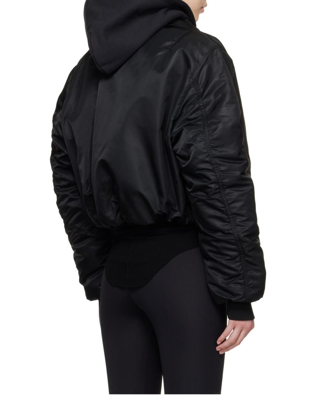 Vetements Black Reversible Bomber Jacket for men