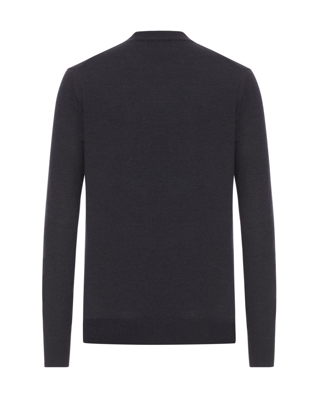Fendi Blue Crewneck Long-Sleeve Knitted Jumper for men