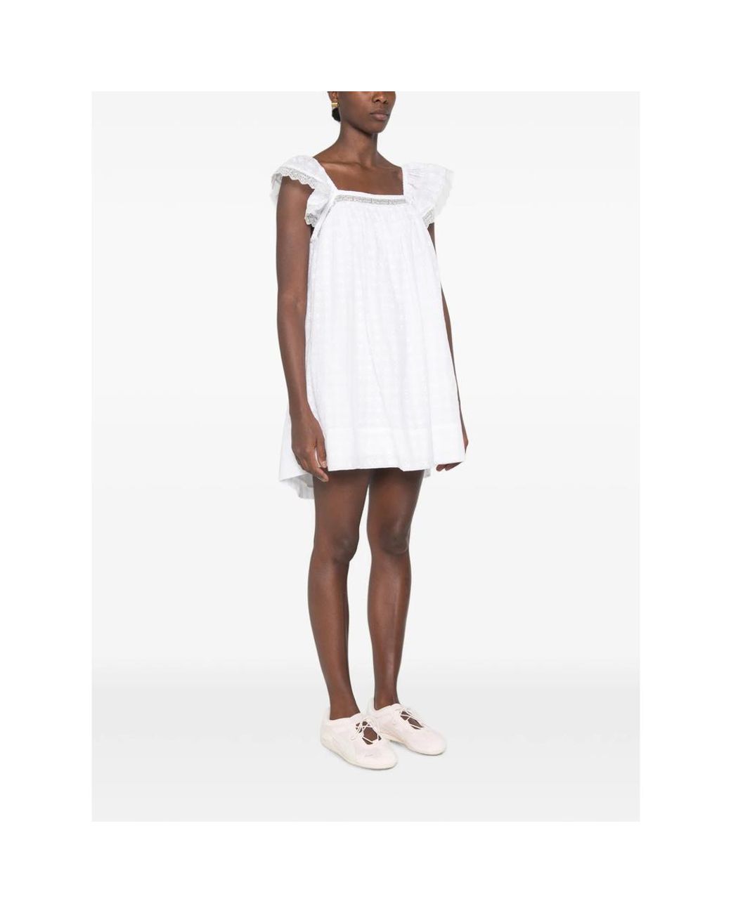Ganni White Dress