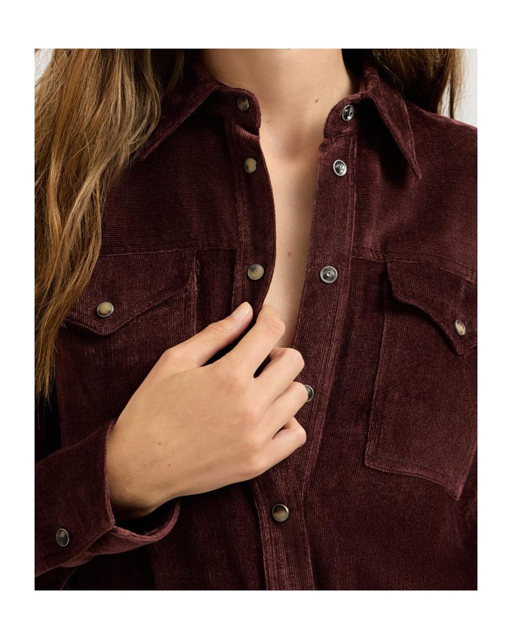 Brunello Cucinelli Purple Fluid Corduroy Shirt Dress