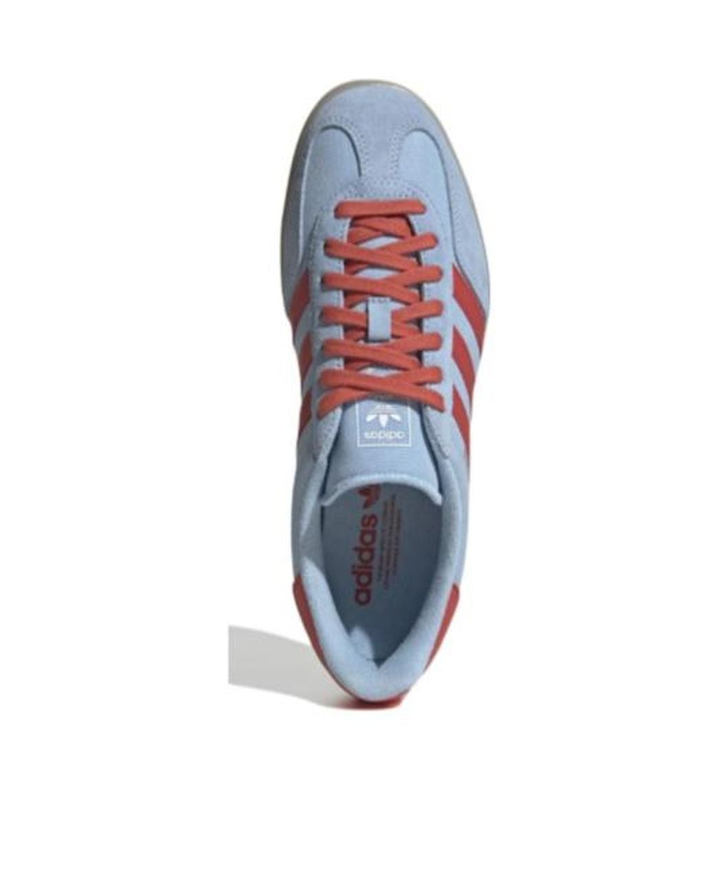 Adidas Originals Blue Gazelle Indoor Lace-Up Sneakers for men