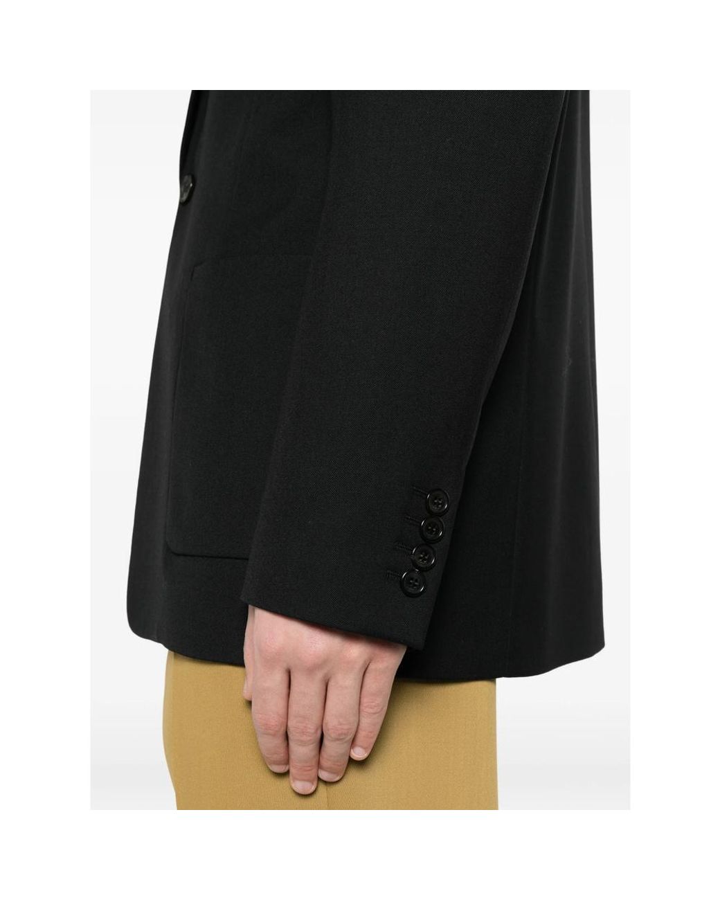 Saint Laurent Black Long Sleeve Jacket for men