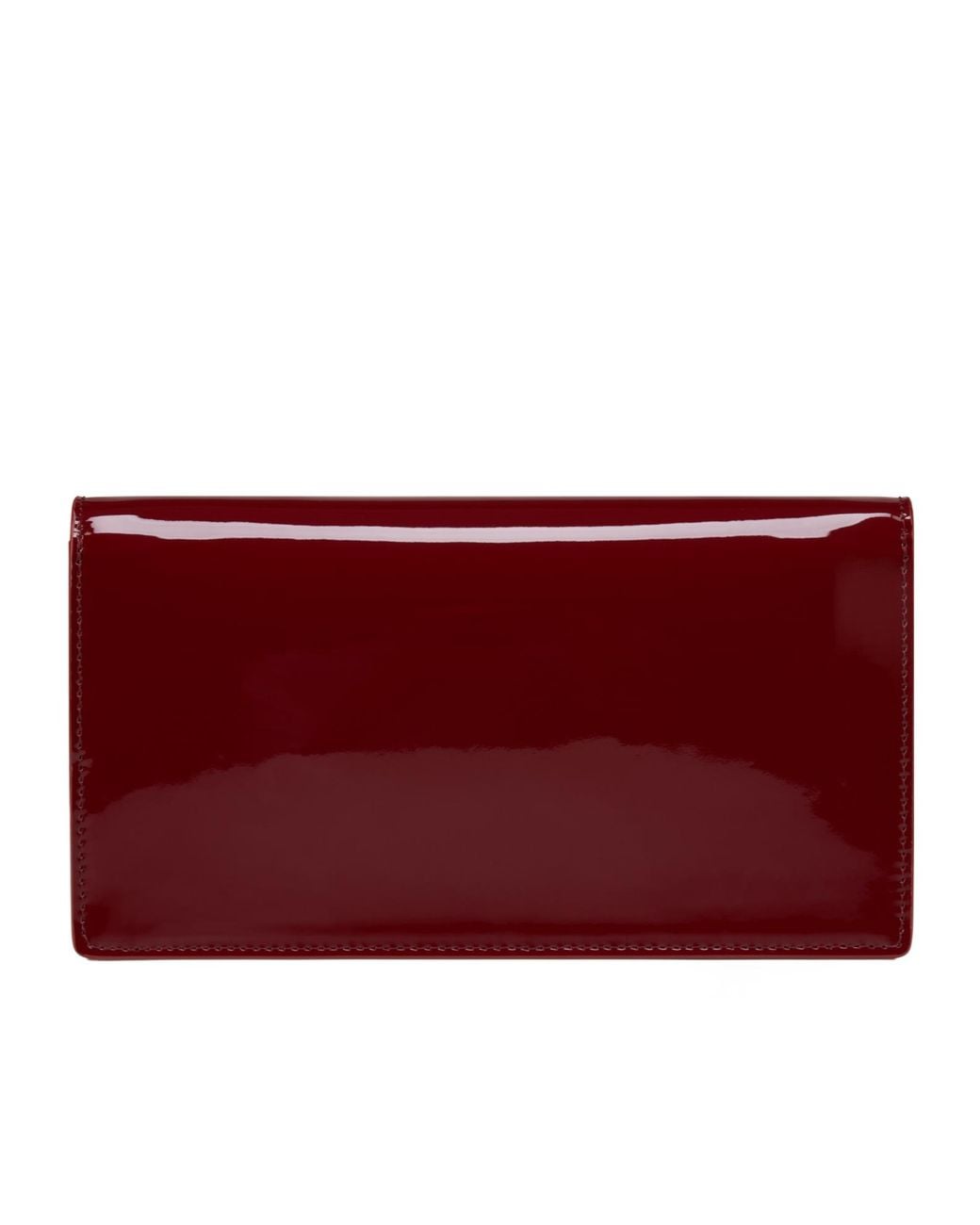 Christian Louboutin Red Chain Logo Clutch Bag
