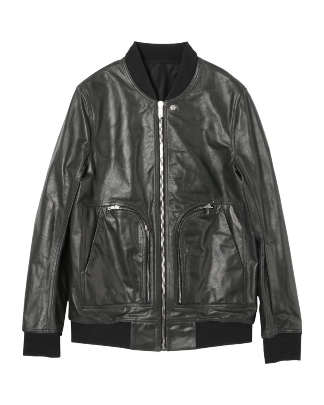 Rick Owens Black Zipped Jacket for men