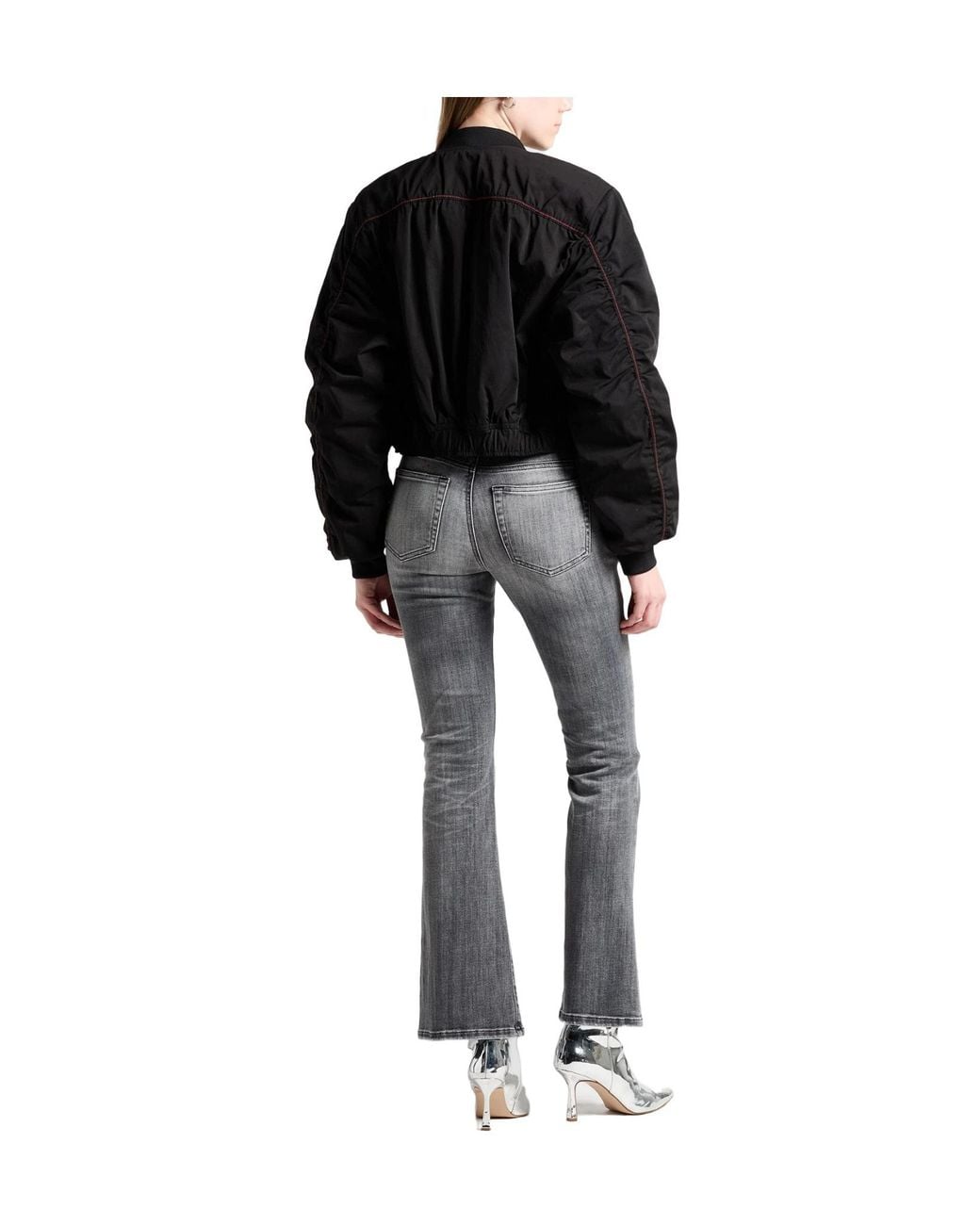 DIESEL Gray Flared Jeans