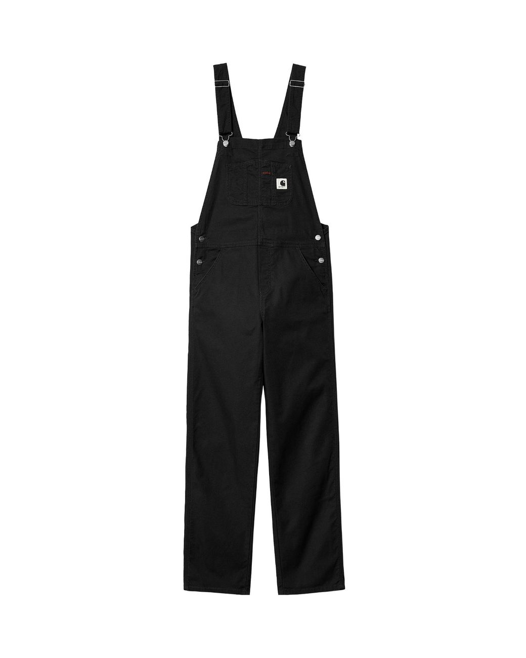 Carhartt Black W' Bib Logo Patch Overalls
