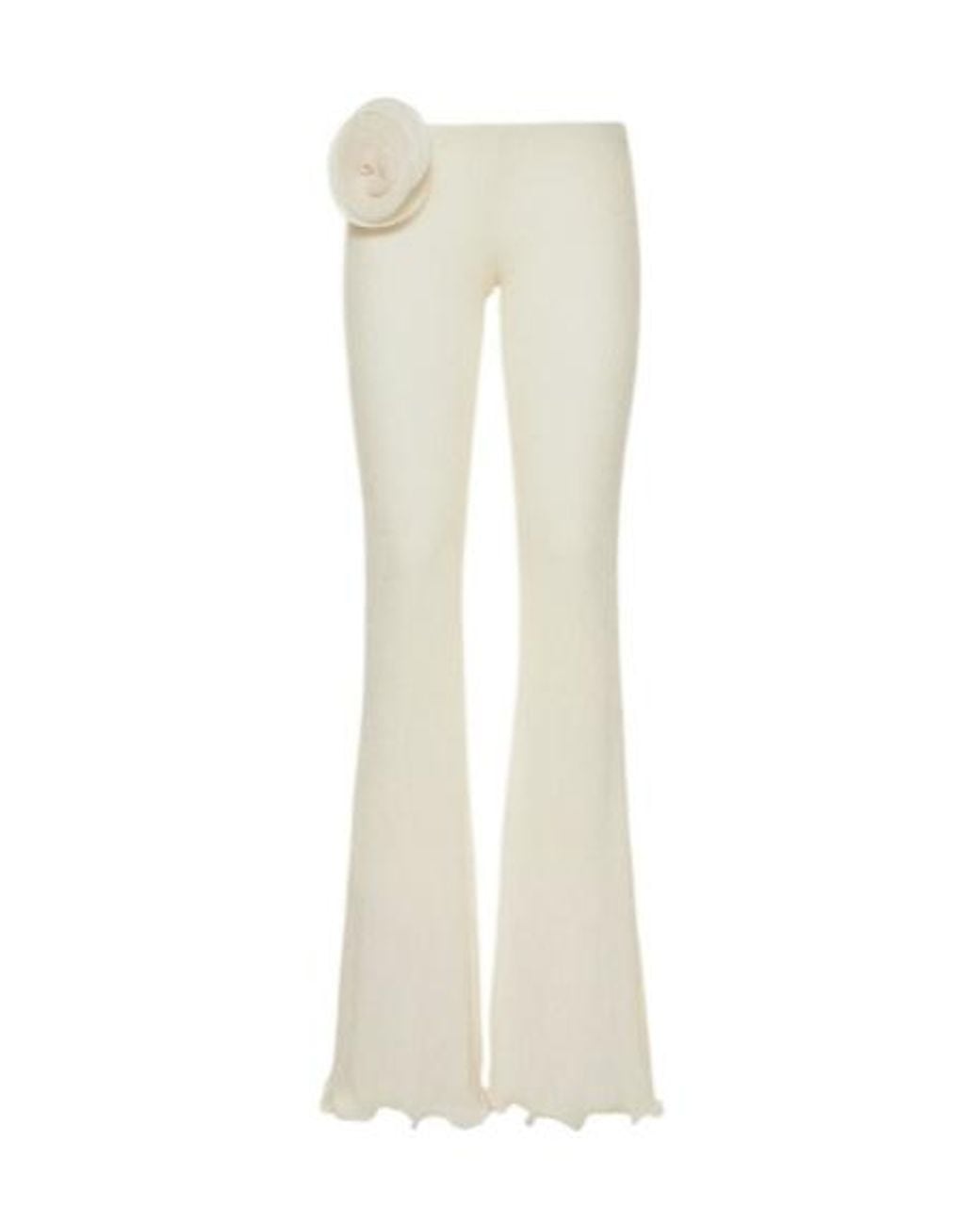 Magda Butrym White Highwaist Casual Pants