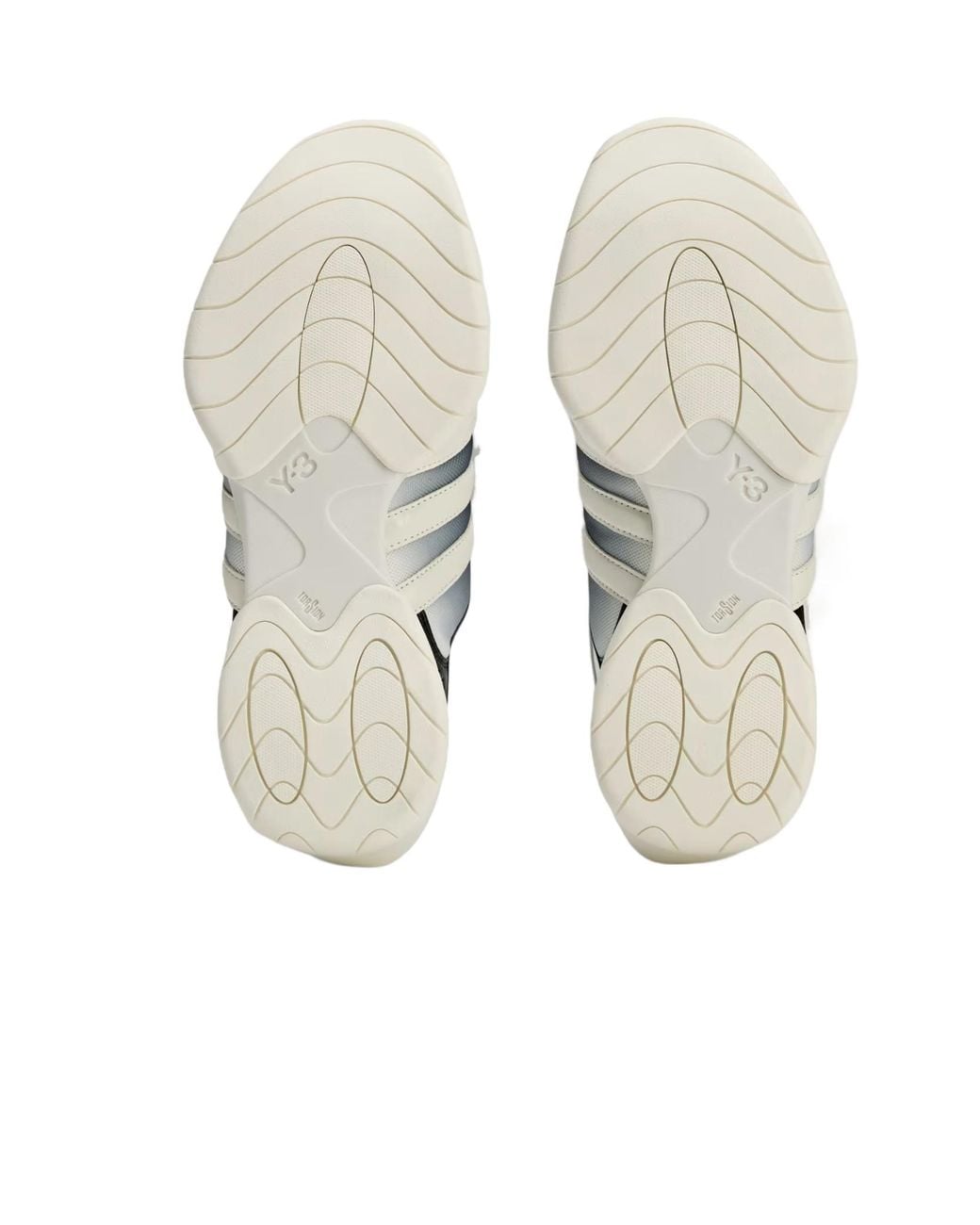 Y-3 White Regu Mules for men