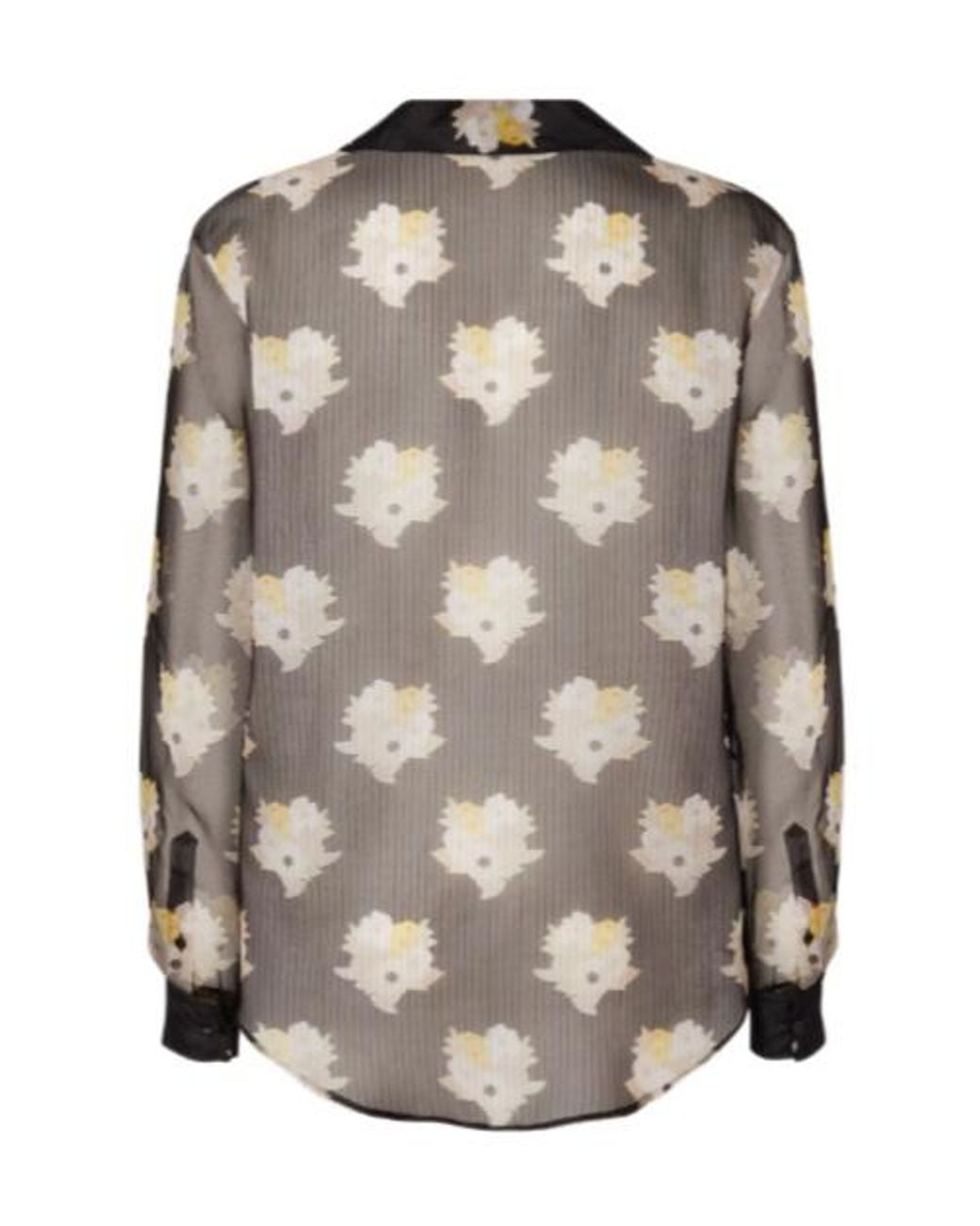 Fendi Multicolor Floral Printed Oversized Shirt for men