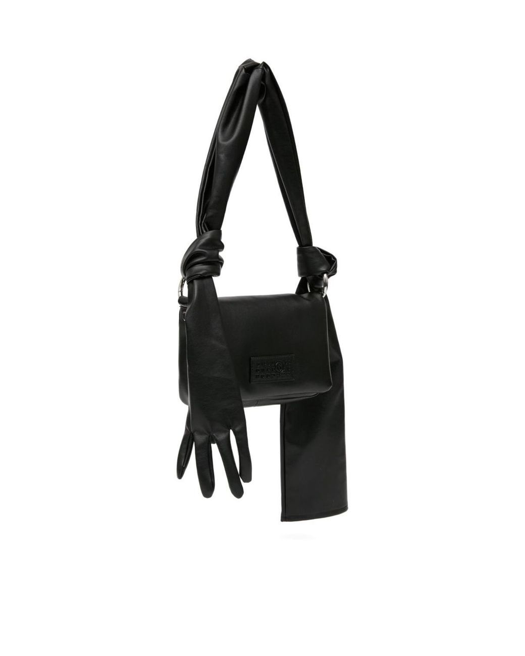 MM6 by Maison Margiela Black Gloves Shoulder Bag