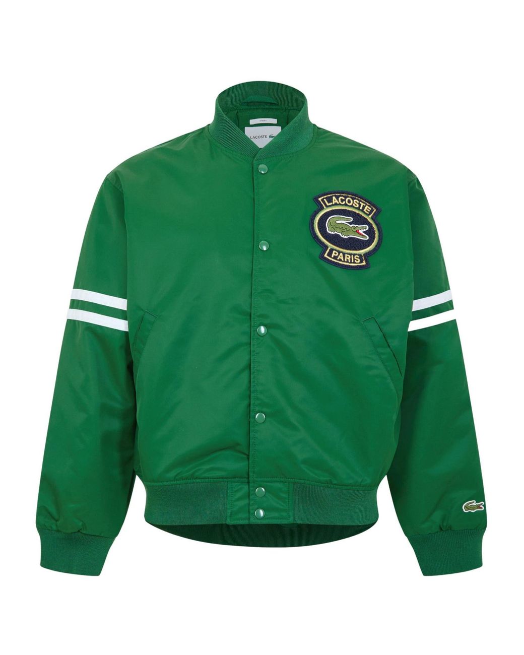 Lacoste Green Heritage Varsity Jacket for men