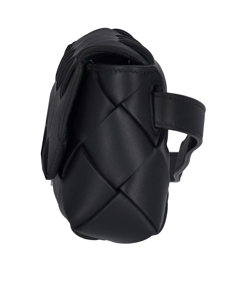 Bottega Veneta Black Diago Belt Bag for men