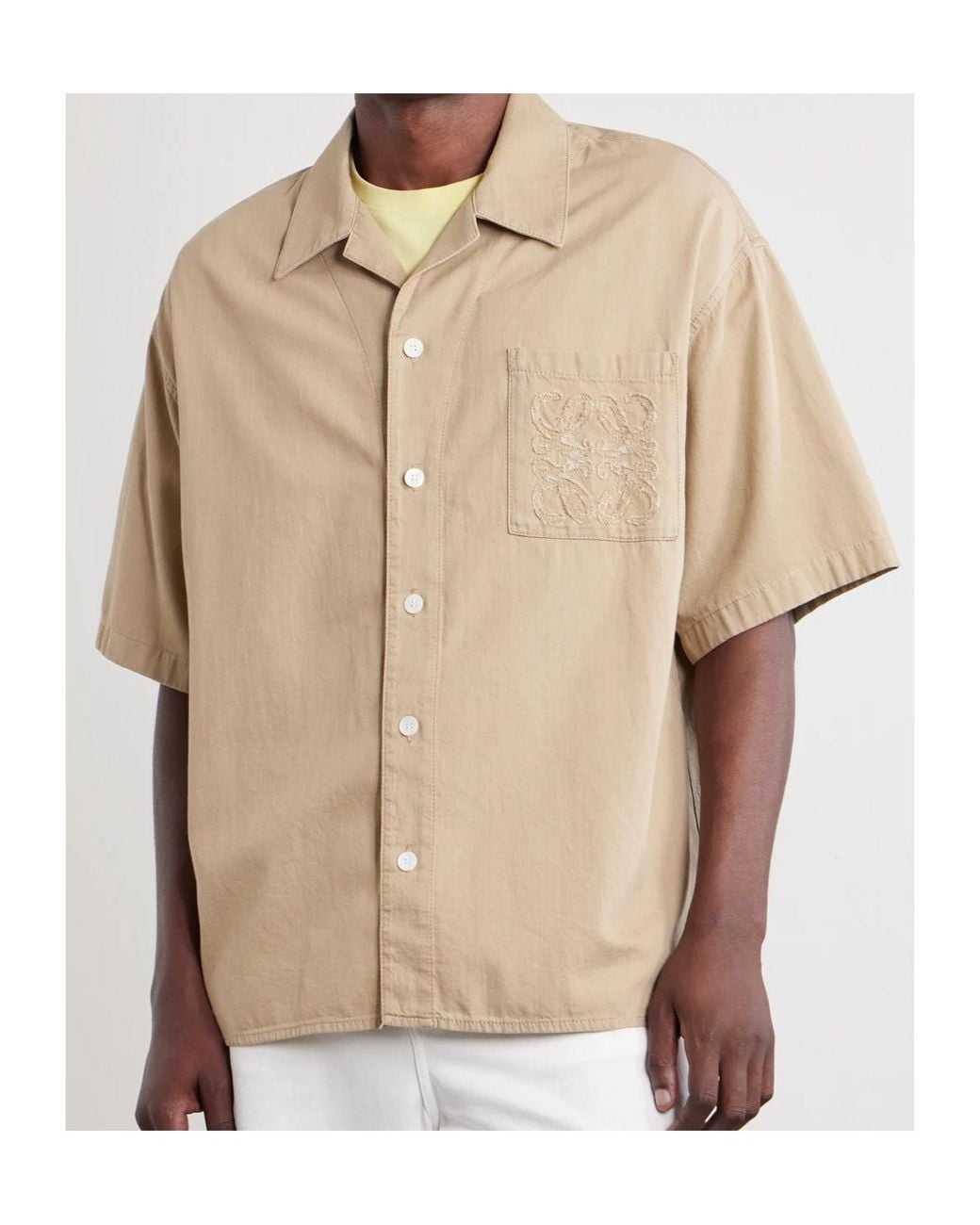 Loewe Natural Short Sleeve Shirt for men
