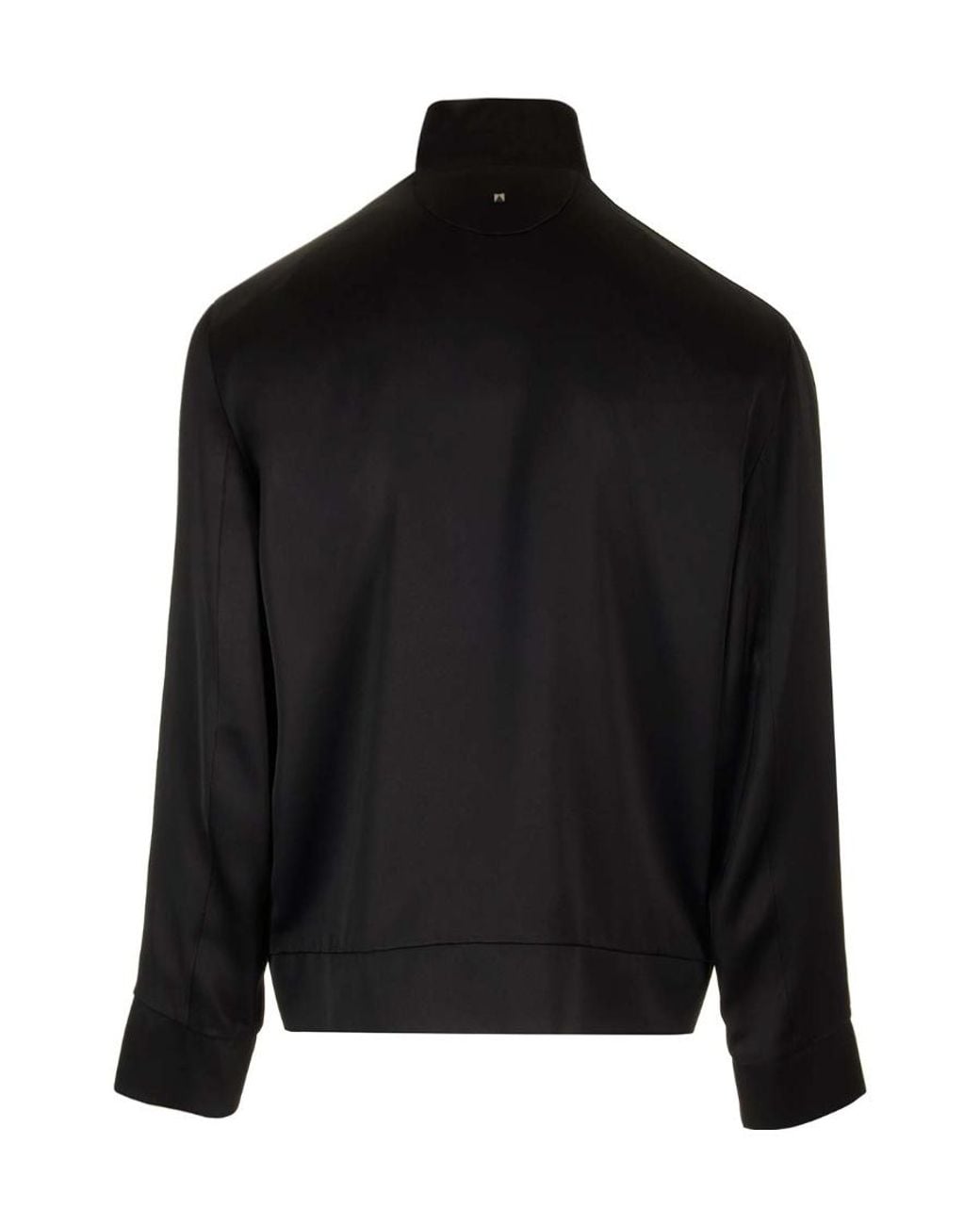 Valentino Black ヴァレンティノ ジップアップ ハイネック ジャケット for men