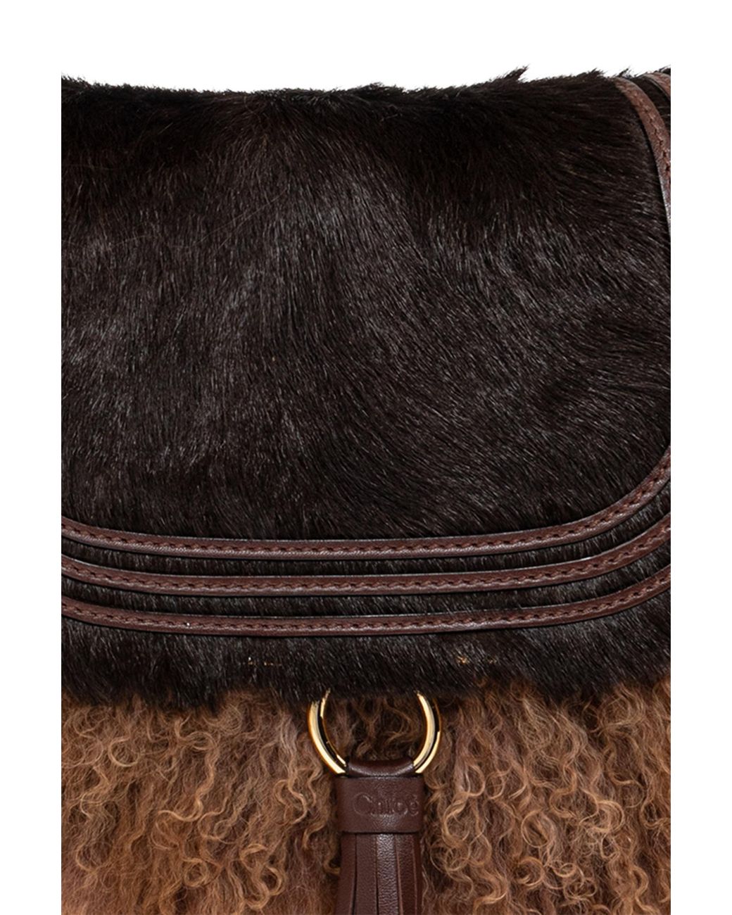 Chloé Brown Chloé Small Marcie Foulard Hobo Bag